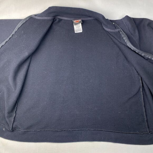 Harley-Davidson GOLD WINGS Blue Full Zip Sweatshirt! J&L SIOUX FALLS SD Sz M - Picture 8 of 16